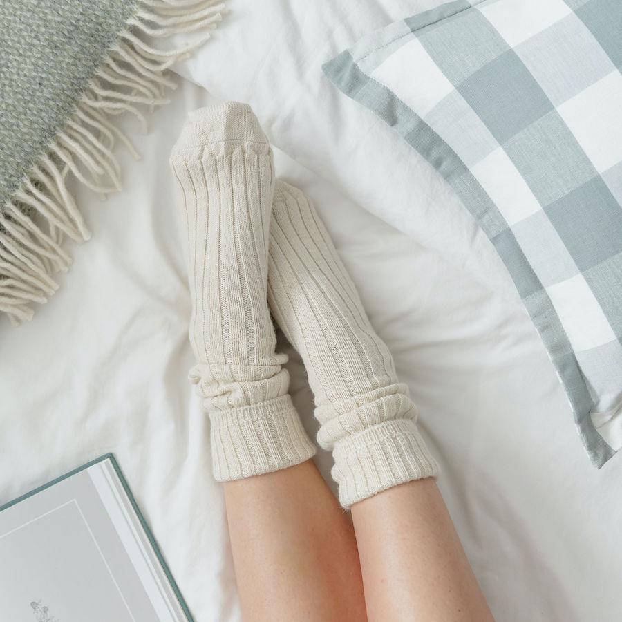 Alpaca Bed Socks