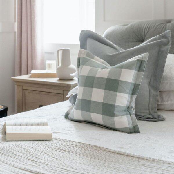 Islay Checked Cushion