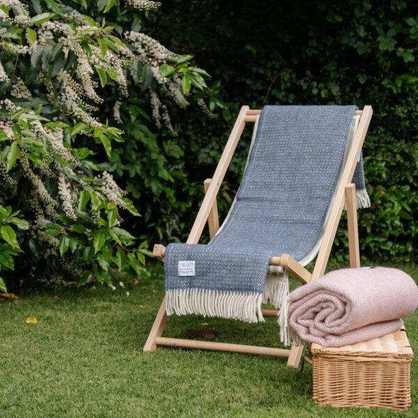 Slate Blue Throw