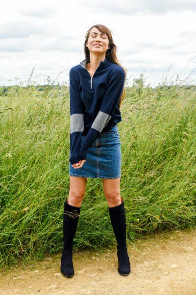 Suffolk Quarter Zip Jumper