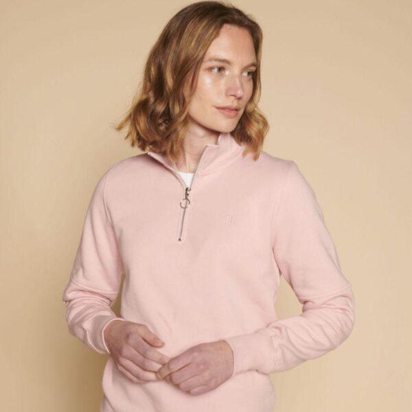 Ladies Cotton 1 4 Zip