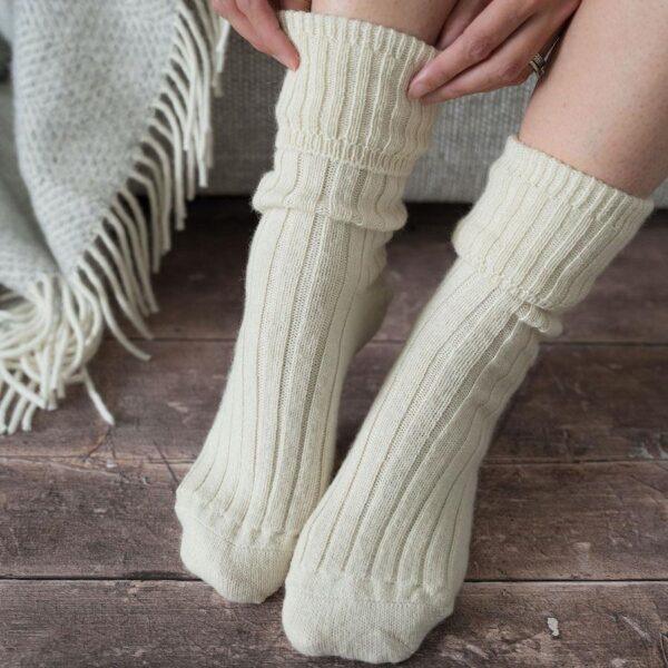 Alpaca Bed Socks
