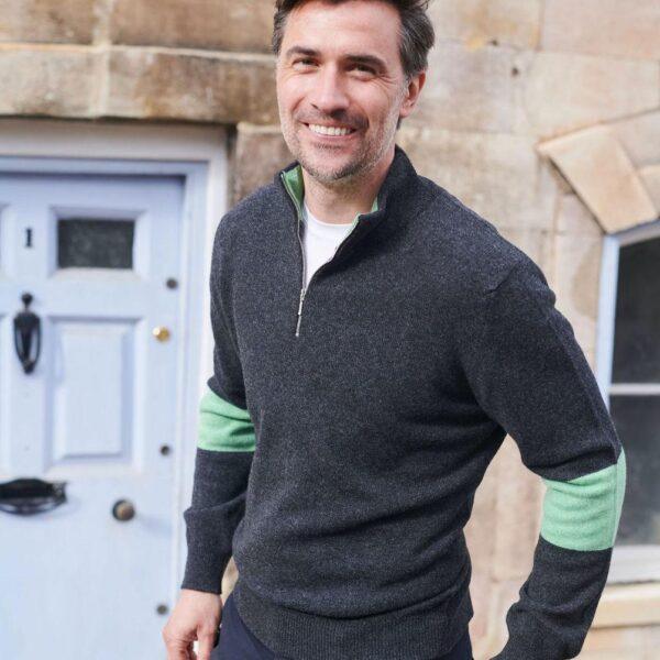 Suffolk Quarter Zip Jumper Mens