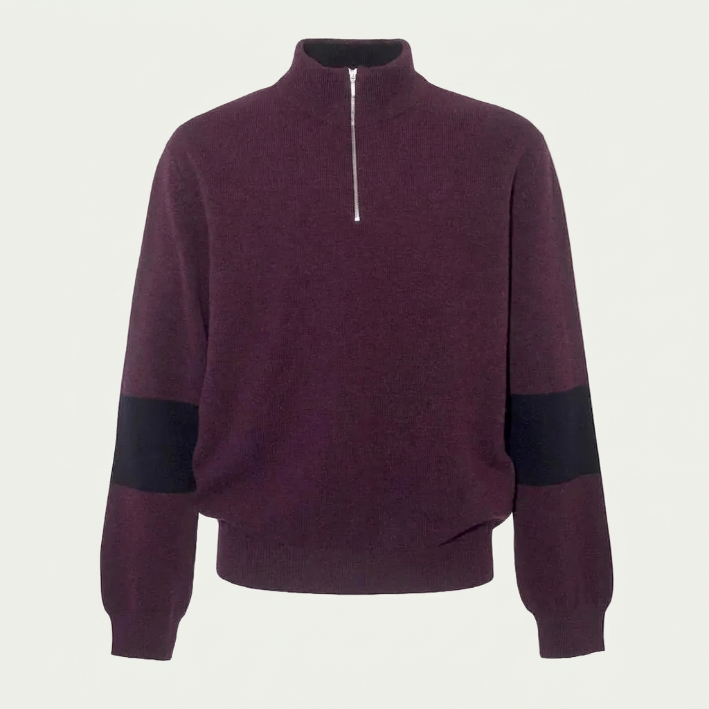 Plum jumper front