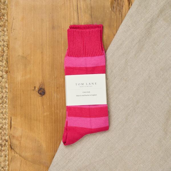 Thick cotton striped socks