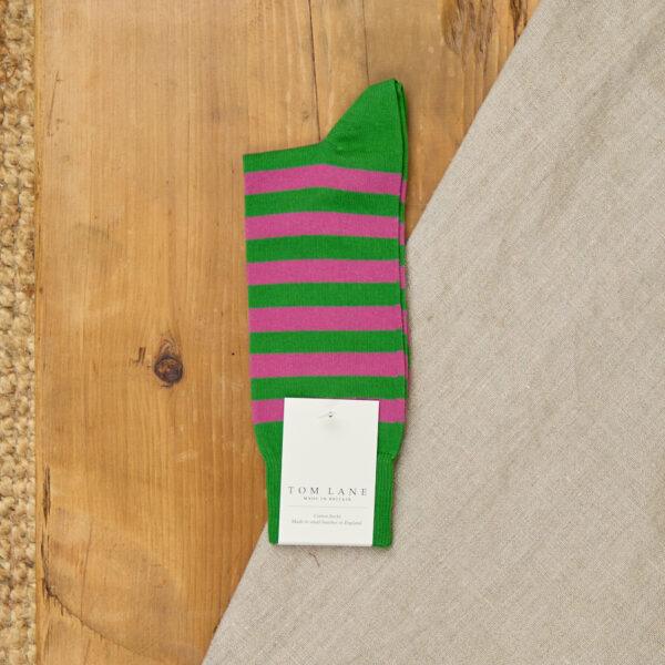 Striped cotton socks