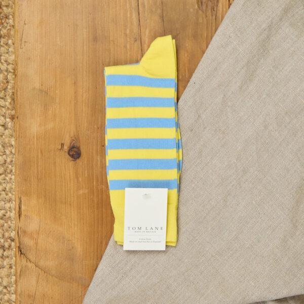Striped cotton socks