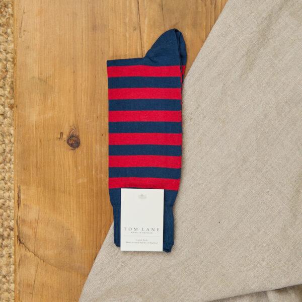 Striped cotton socks