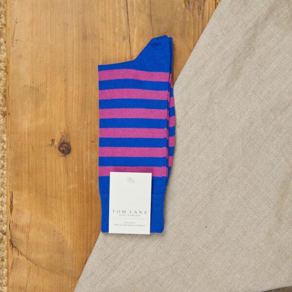 Striped cotton socks