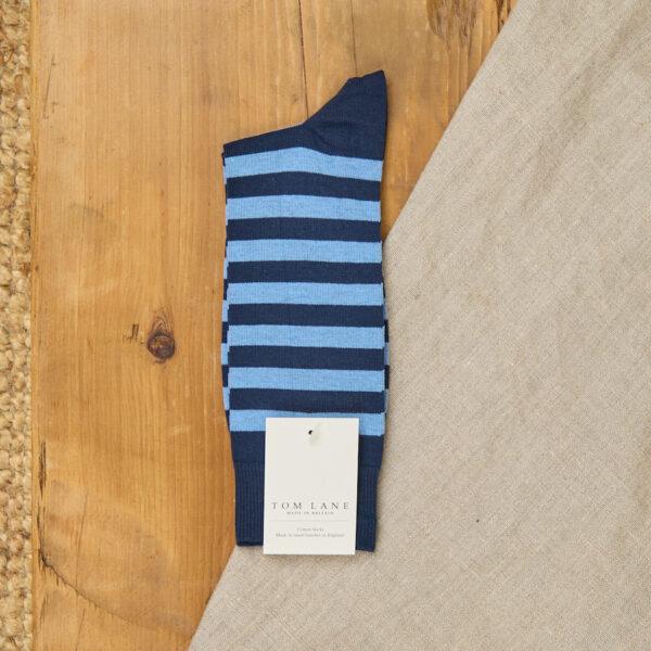 Striped cotton socks