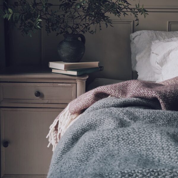 Dark Grey Throw