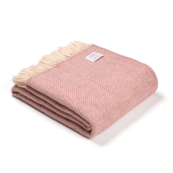 Dusky Pink Throw