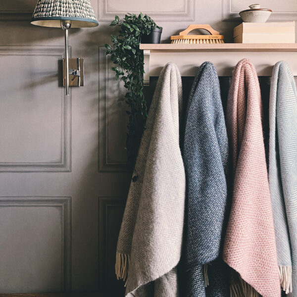 Dusky Pink Throw
