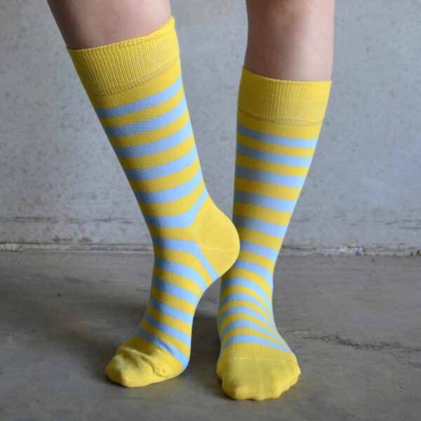 Stripes! Yellow & Blue