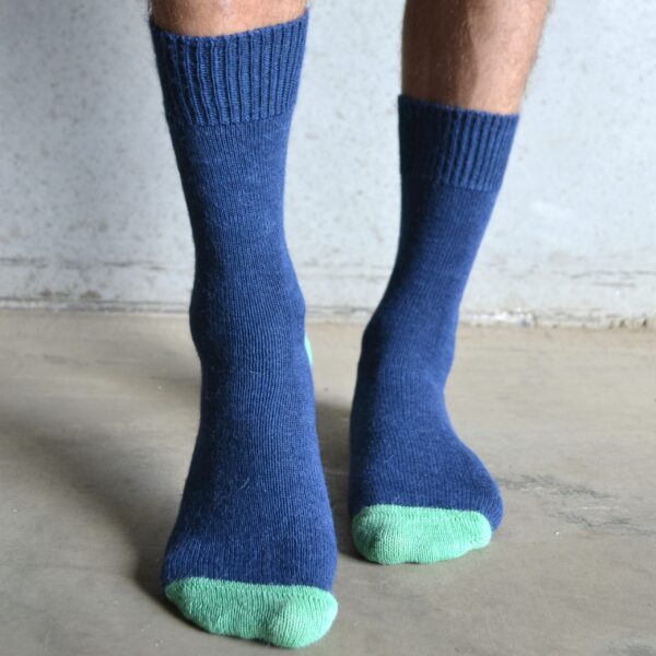 Alpaca - Navy & Green