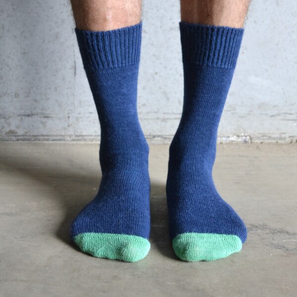 Alpaca - Navy & Green