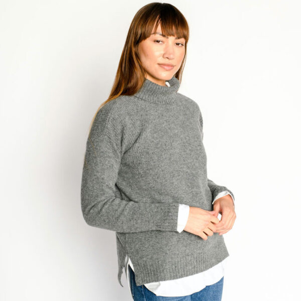 Grey Roll Neck