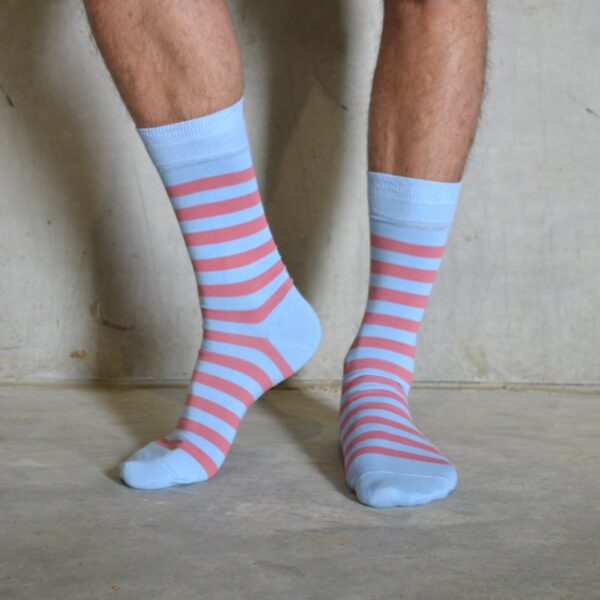 Stripes! Pink & Blue