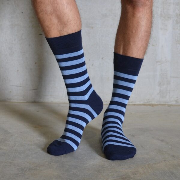 Stripes! Navy & Blue