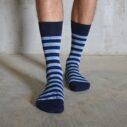 thin cotton navy