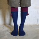 Belvoir Shooting socks - Navy & Red