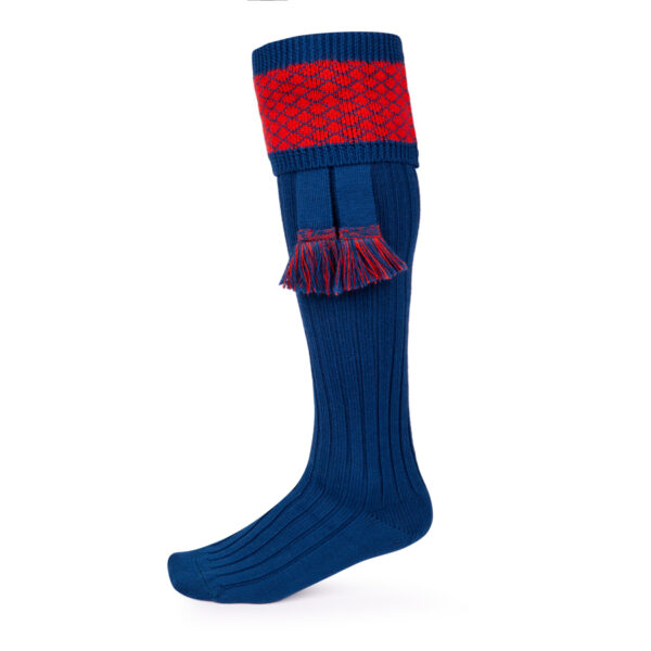 Oakham Shooting socks – Blue & Red