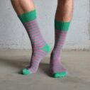 mid cotton Green / Pink
