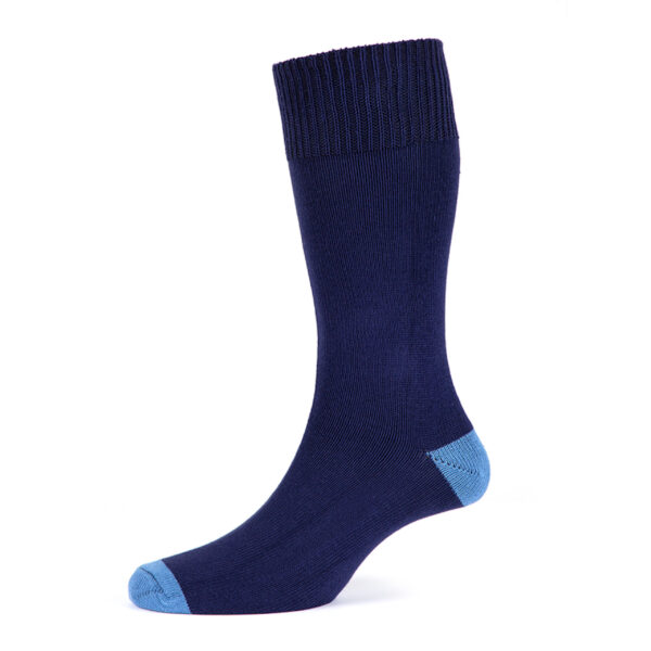 Cotton socks – Heal & Toe contrast