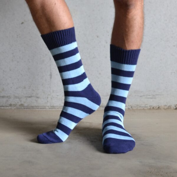 Cotton Stripes - Blue & Navy