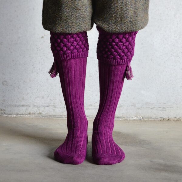 Balmoral Shooting socks – Bilberry