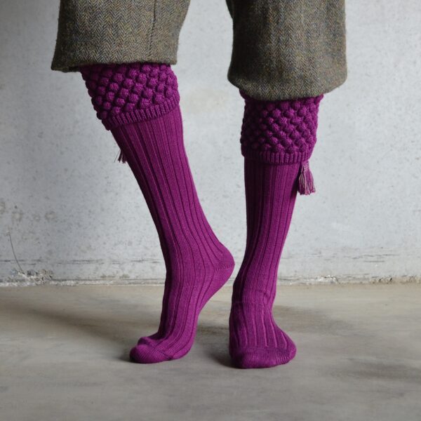 Balmoral Shooting socks – Bilberry