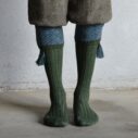 Belvoir shooting socks - Green & Blue