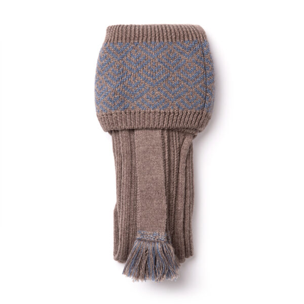 Belvoir shooting socks – Fawn & Blue