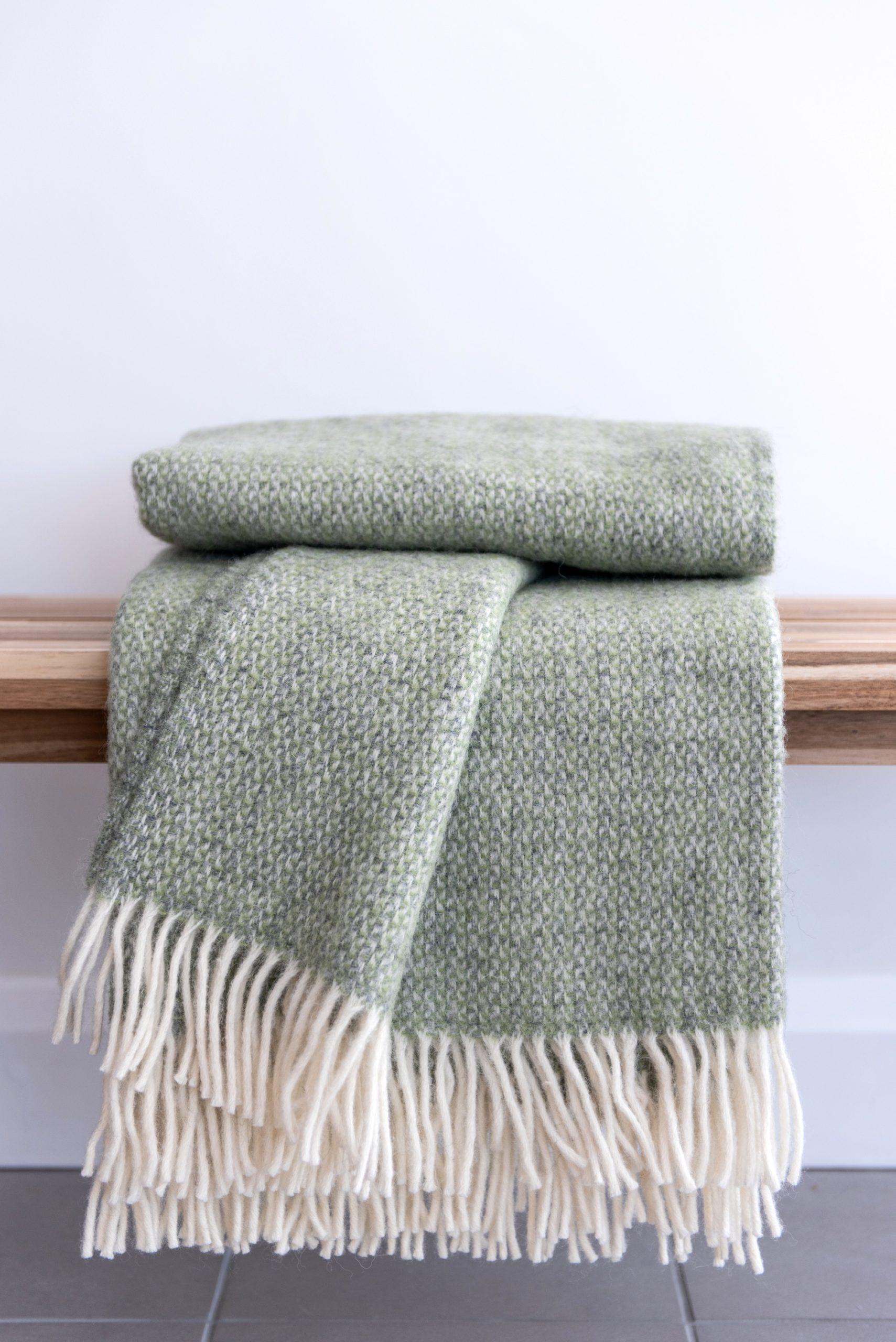 Sage Green Throw Tom Lane
