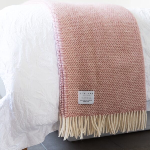 Dusky Pink Throw