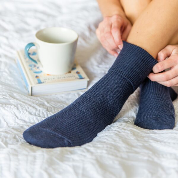 Cashmere socks – Navy