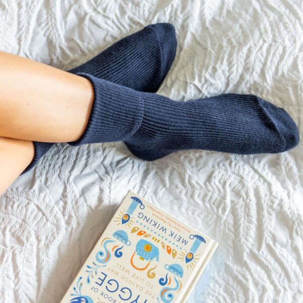 Cashmere socks – Navy