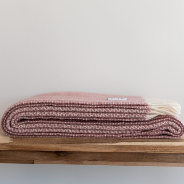 Dusky Pink Throw