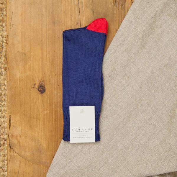 Cotton socks – Heel & Toe contrast