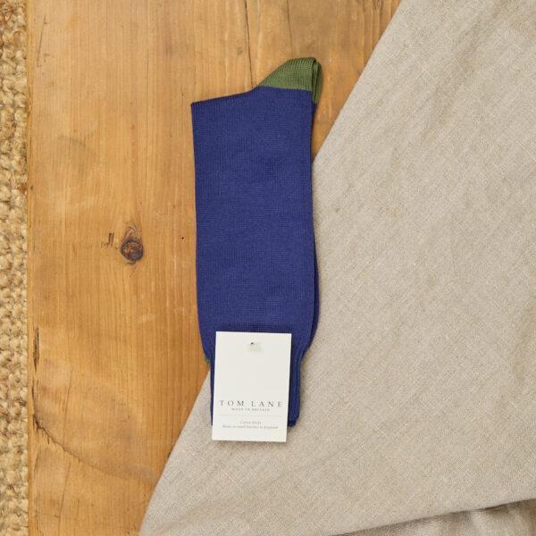 Cotton socks – Heel & Toe contrast