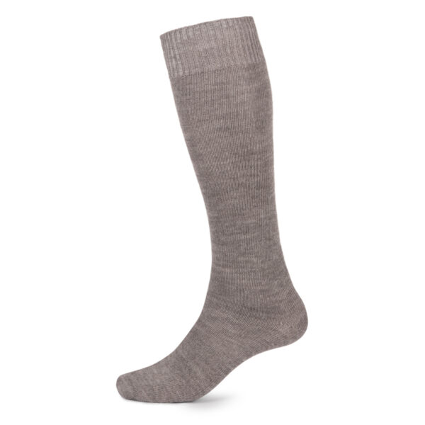 Long Alpaca socks – Grey