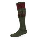 oakham green and burgundy
