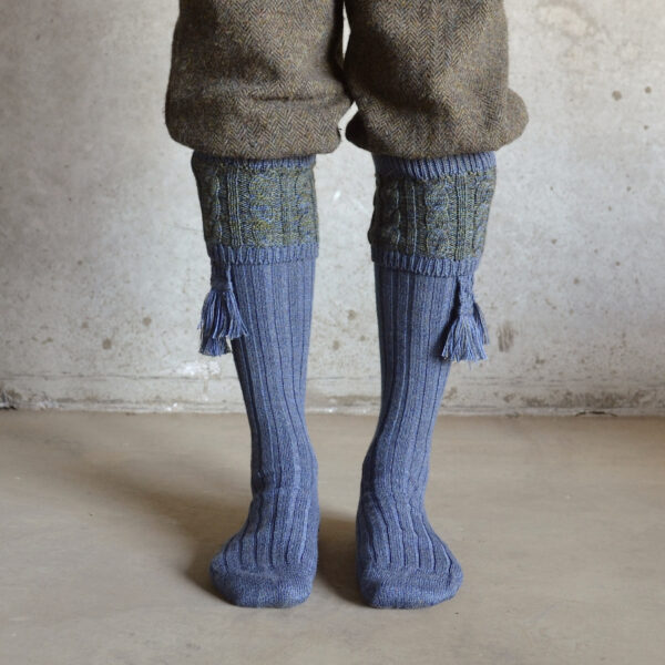 Fiddich Shooting socks - Blue Lovat - 8-10