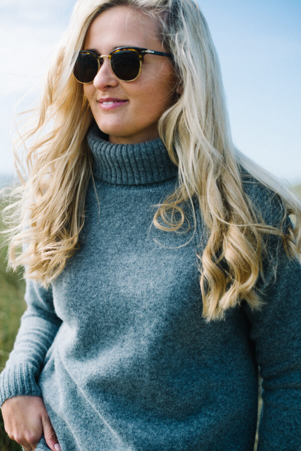 lambswool roll neck