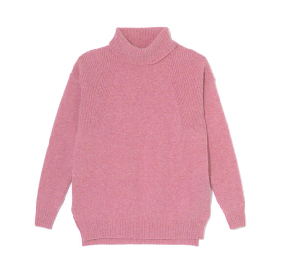 Pink Roll Neck