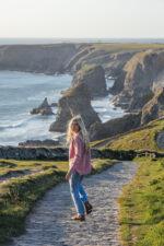 Pink roll neck