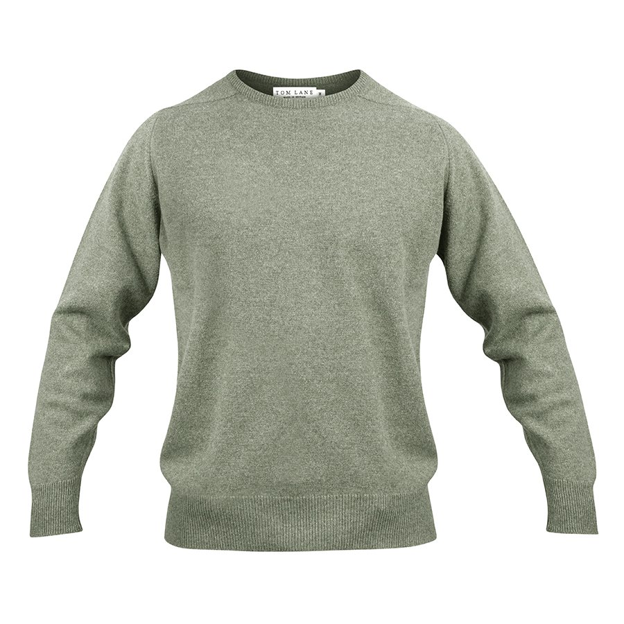 Zennor crew neck - Sage - Tom Lane