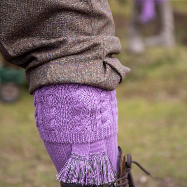 Fiddich shooting socks – Lilac