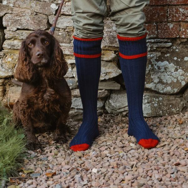Rutland Shooting socks - Navy