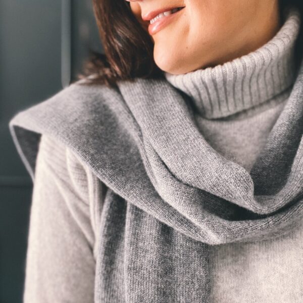 Light Grey Roll neck